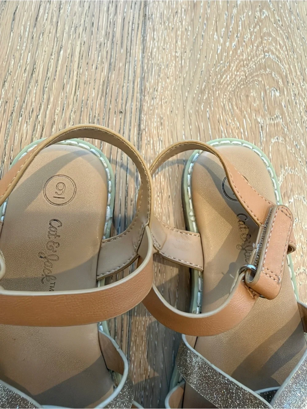 Girls Glittery Size 9 Sandals